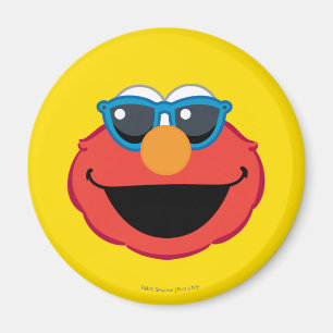 Elmo  Smiling Face with Sunglasses Magnet