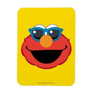 Elmo  Smiling Face with Sunglasses Magnet