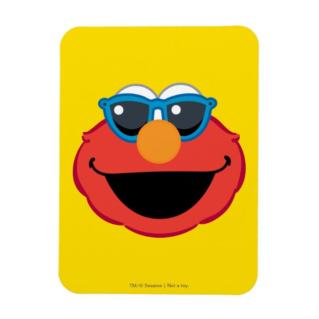 Elmo  Smiling Face with Sunglasses Magnet (Vertical)