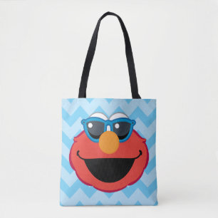 Elmo Smiling Face with Sunglasses Tote Bag