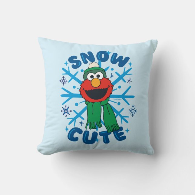 Elmo Snow Cute Cushion (Front)