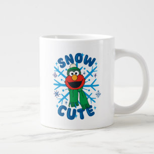 Elmo Snow Cute Large Coffee Mug