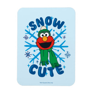 Elmo Snow Cute Magnet
