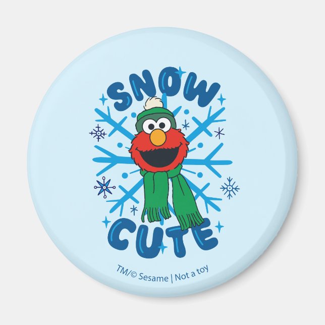 Elmo Snow Cute Magnet (Front)