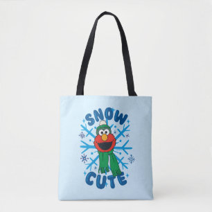 Elmo Snow Cute Tote Bag