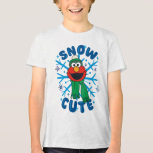 Elmo Snow Cute Tri-Blend Shirt
