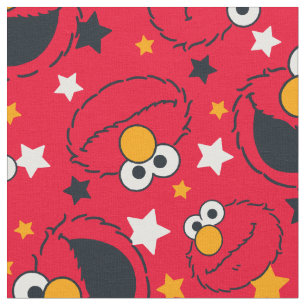 Elmo   So Silly Star Pattern Fabric