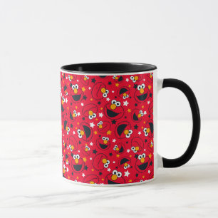 Elmo So Silly Star Pattern Mug