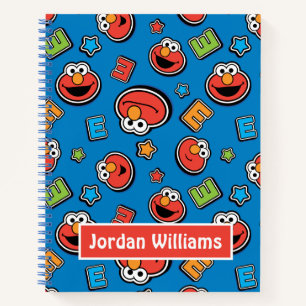 Elmo Sticker Pattern Notebook