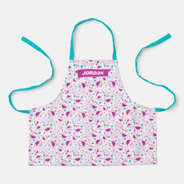 Elmo | Sweet & Cute Star Pattern 2 Apron (Front)