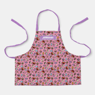 Elmo Sweet Treat Sticker Pattern Apron