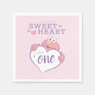 Elmo Sweetheart Birthday Napkin