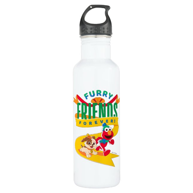 Elmo & Tango | Furry Friends Forever 710 Ml Water Bottle (Front)