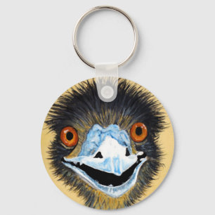 Elmo the Emu Key Ring