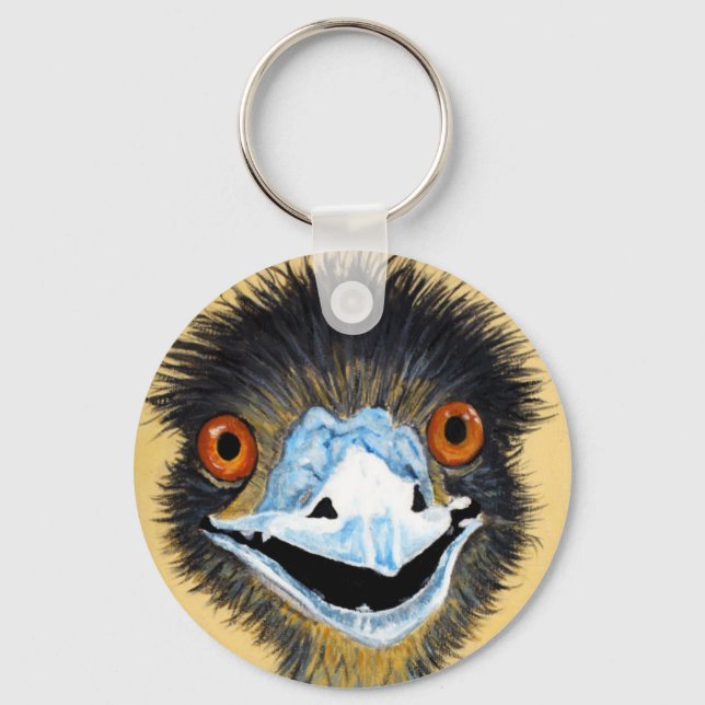Elmo the Emu Key Ring (Front)