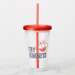 Elmo   Try Kindness Acrylic Tumbler
