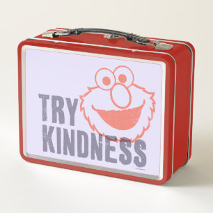 Elmo Try Kindness Metal Lunch Box