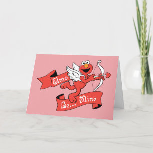 Elmo Valentine's Cupid Holiday Card