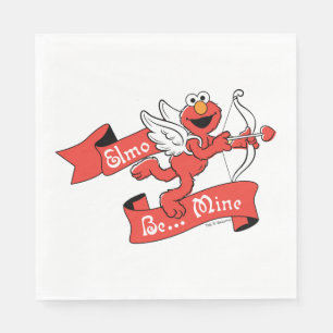 Elmo Valentine's Cupid Napkin