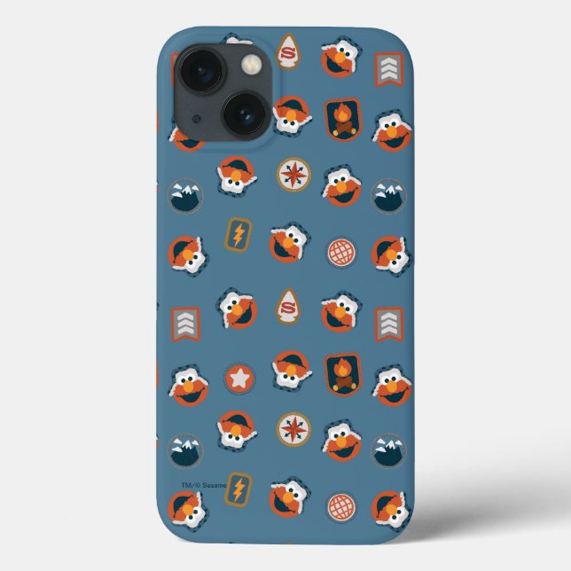 Elmo Woodland Explorer Pattern Case-Mate iPhone Case (Back)