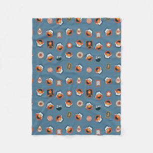 Elmo Woodland Explorer Pattern Fleece Blanket