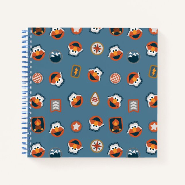 Elmo Woodland Explorer Pattern Notebook (Front)