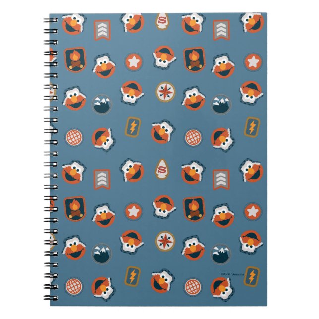 Elmo Woodland Explorer Pattern Notebook (Front)