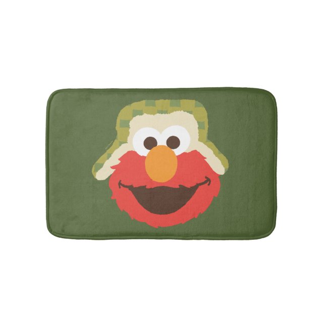 Elmo Woodland Face Bath Mat (Front)