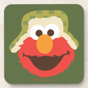 Elmo Woodland Face Coaster