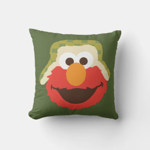Elmo Woodland Face Cushion