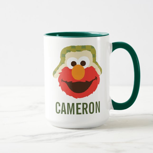 Elmo Woodland Face Mug (Right)