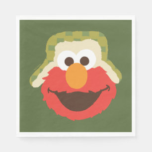 Elmo Woodland Face Napkin