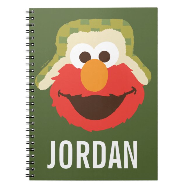 Elmo Woodland Face Notebook (Front)