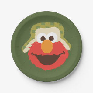 Elmo Woodland Face Paper Plate