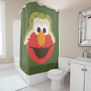 Elmo Woodland Face Shower Curtain