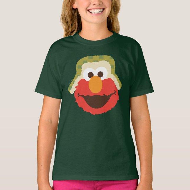 Elmo Woodland Face T-Shirt (Front)