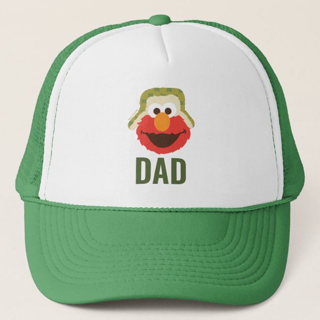 Elmo Woodland Face Trucker Hat (Front)