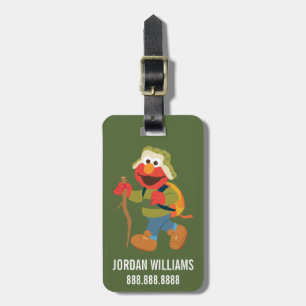 Elmo Woodland Hike   Add Your Information Luggage Tag