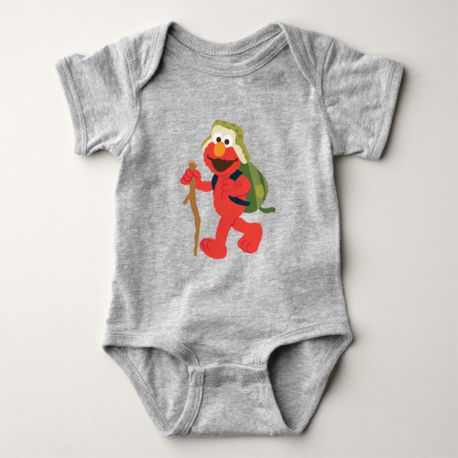 Elmo Woodland Hike Baby Bodysuit (Front)
