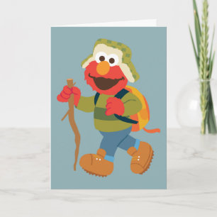Elmo Woodland Hike Card