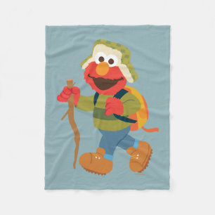 Elmo Woodland Hike Fleece Blanket
