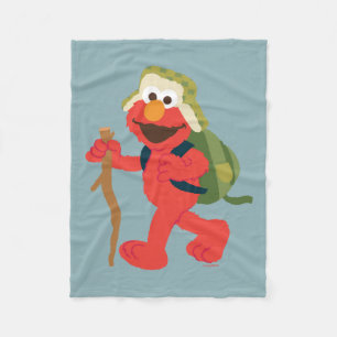 Elmo Woodland Hike Fleece Blanket