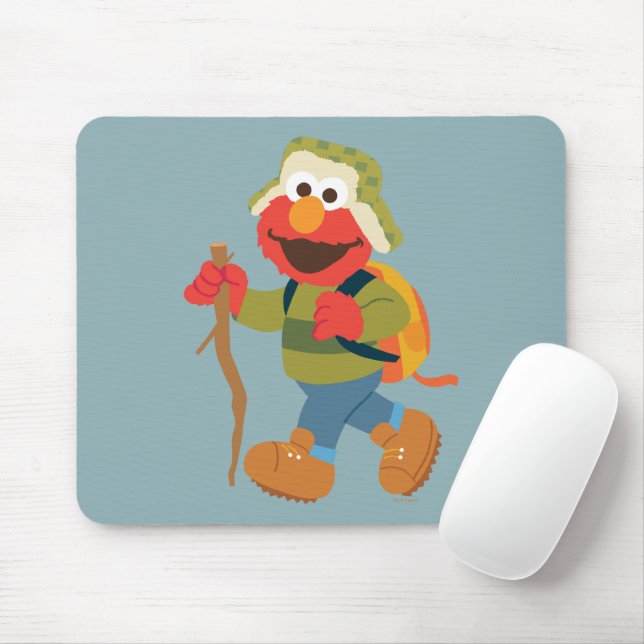 Elmo Woodland Hike Mouse Mat (With Mouse)