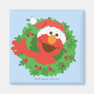 Elmo Wreath Magnet