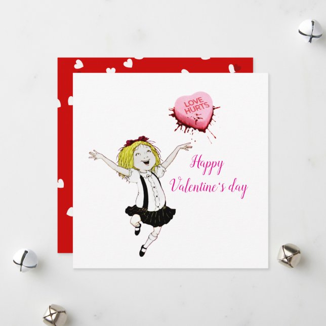Eloise at Valentine's day Holiday Card (Front/Back In Situ)