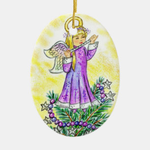 Eloise Christmas Angel JL Biel Ceramic Tree Decoration
