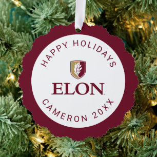 Elon 2 tree decoration card