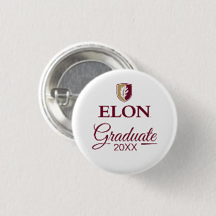 Elon 3 Cm Round Badge