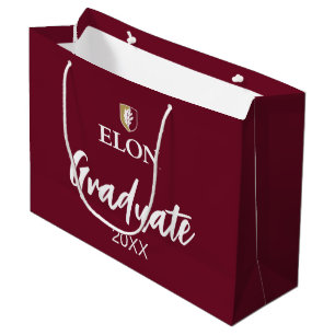 Elon   Graduate 20XX Large Gift Bag