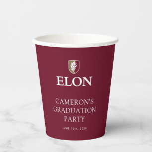 Elon Graduate 20XX Paper Cups